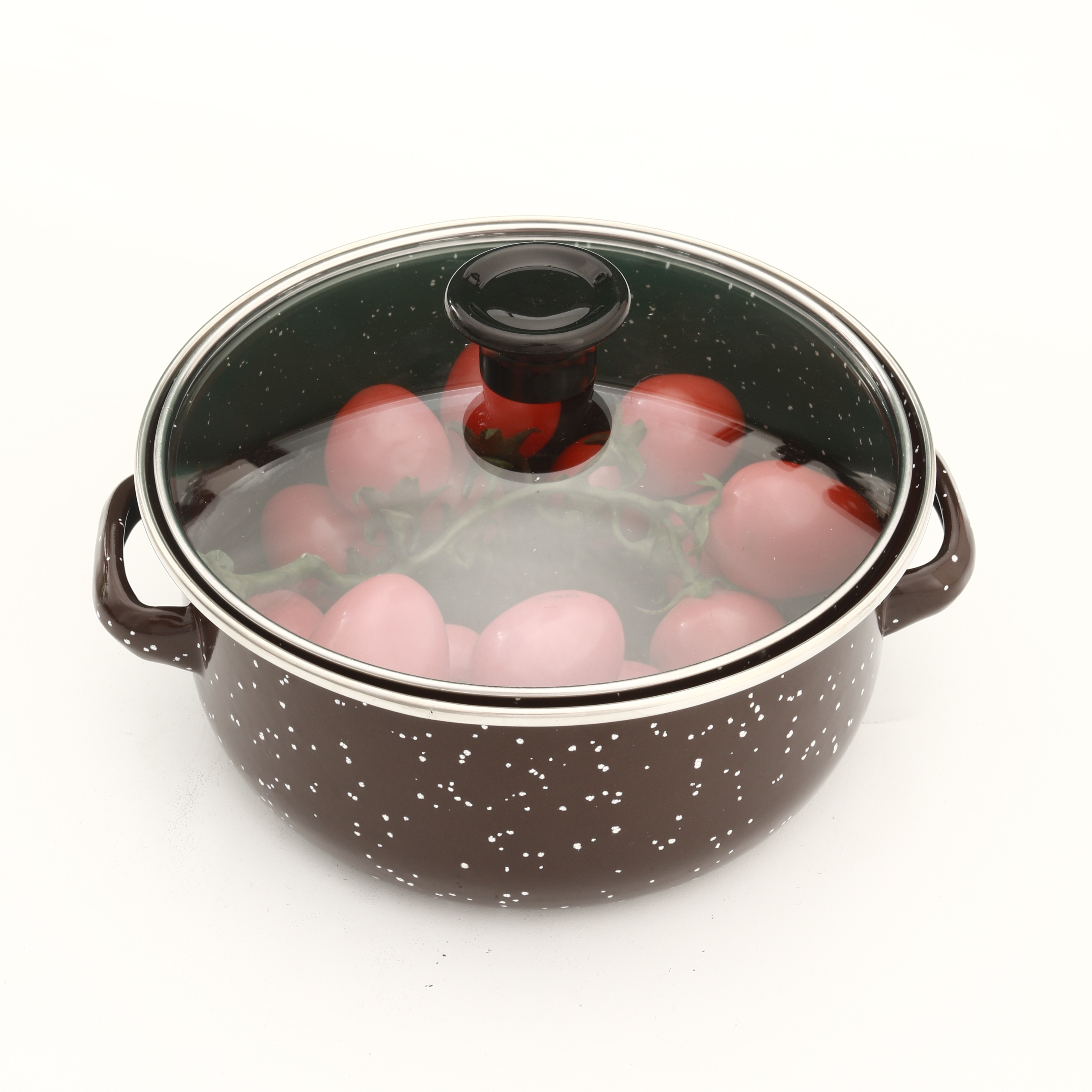 Enamel Double Ear Set Boiler Soup Pot Three Piece Set - Temu