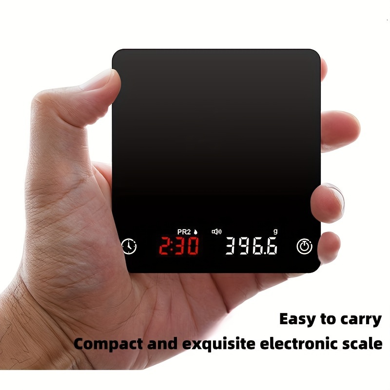 Scale Electronic Scale With Timer Usb Rechargeable Coffee - Temu