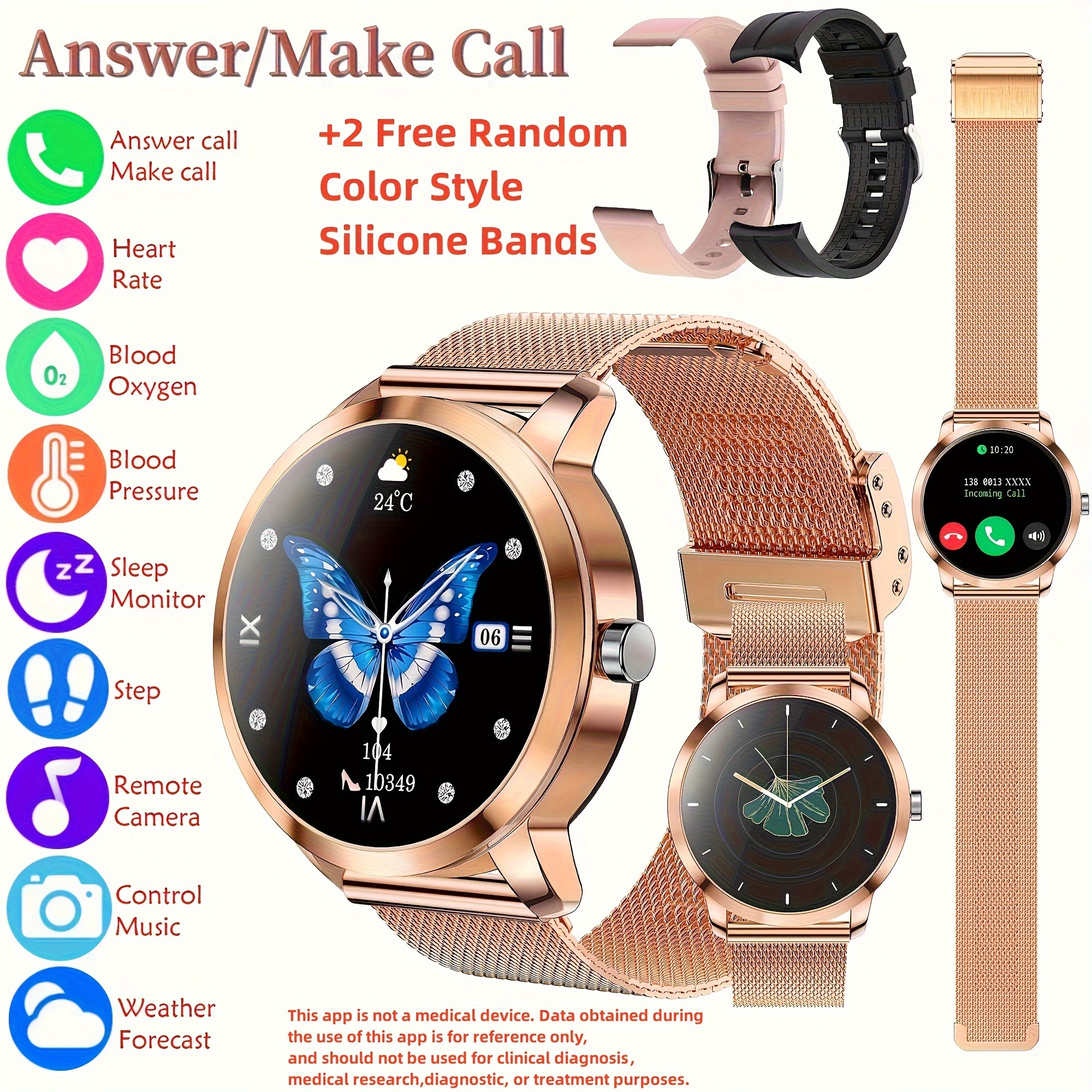 Reloj Inteligente Ineyes Mujer Reloj Moda Pantalla Hd 1 32 - Temu Chile