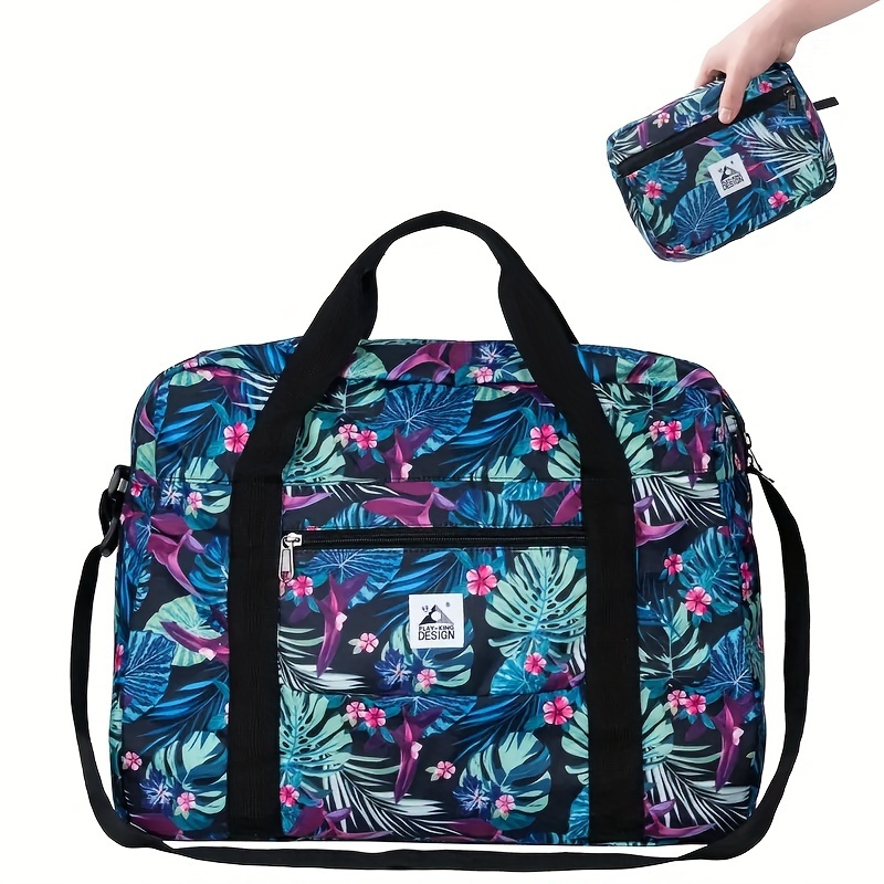 Image of Foldable Travel Sports Bag Large Capacity Personal Items Storage Bags Carry On Luggage Duffel Bag Women Shopping Bags