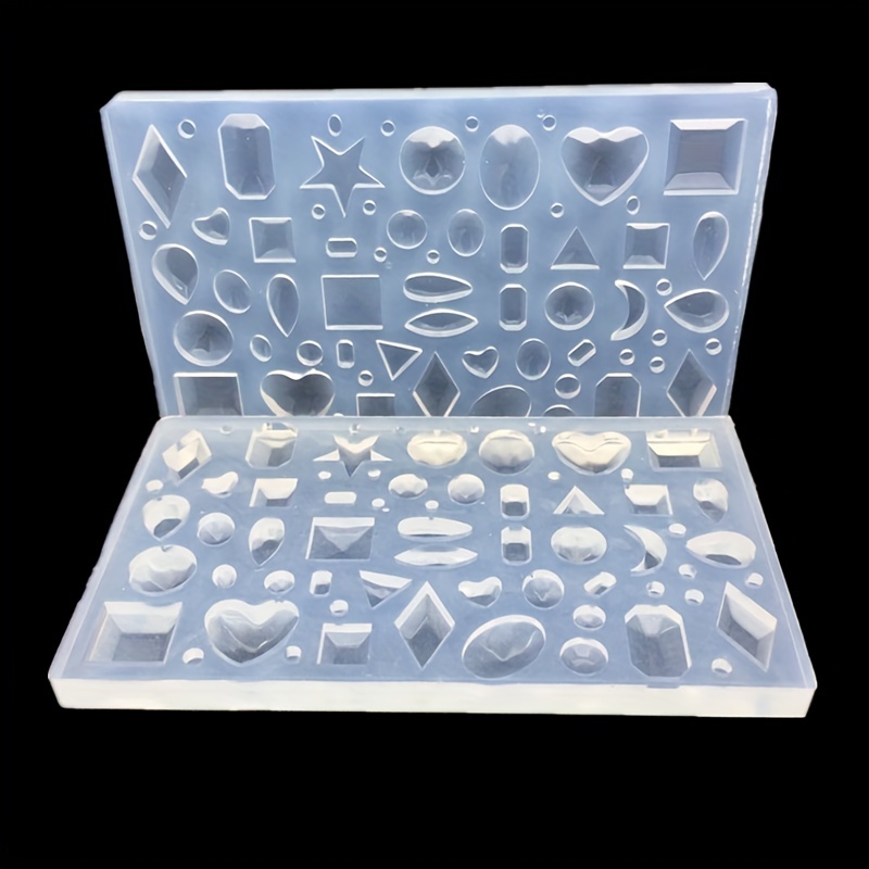 Open Bezels For Resin, 60Pcs Hollow Frame Pendants Resin Craft Bezels Alloy  Jewelry Molds For Resin Casting, Necklaces Earrings Making Small Business