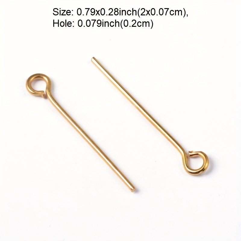 2 Inch Eye Pins Golden For Jewellery Making