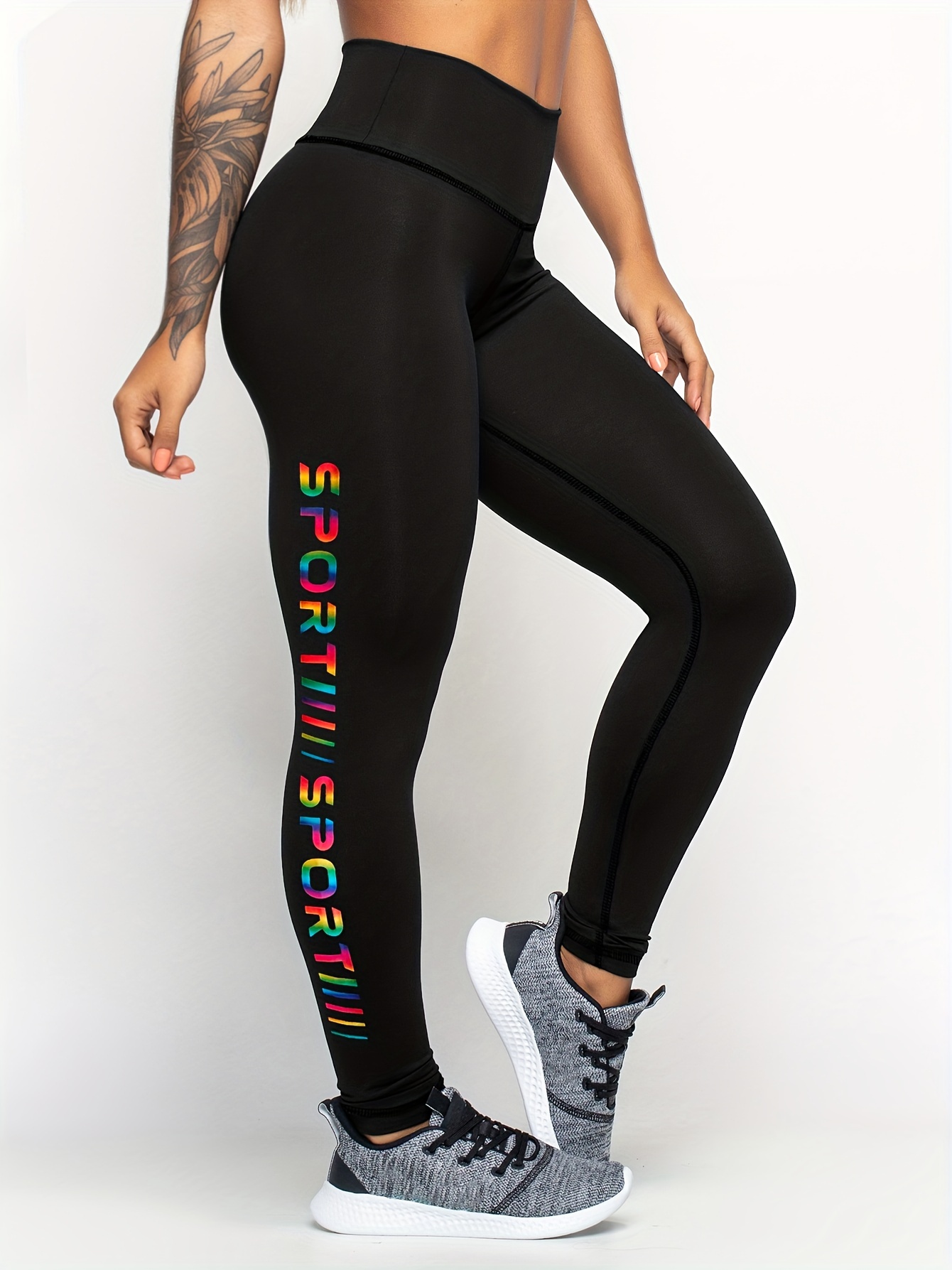 Leggings de cintura subida a todo o comprimento com grafismo Nike