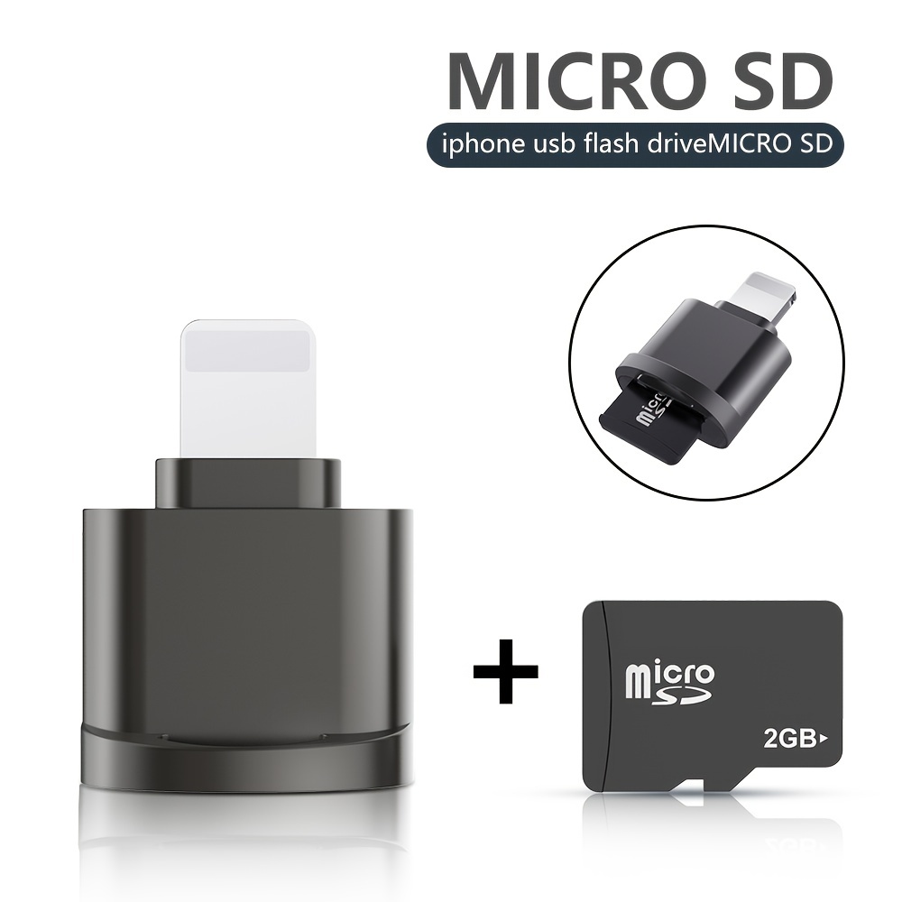 Lecteur de carte Micro SD TF adaptateur pour iPhone IOS - Temu Canada