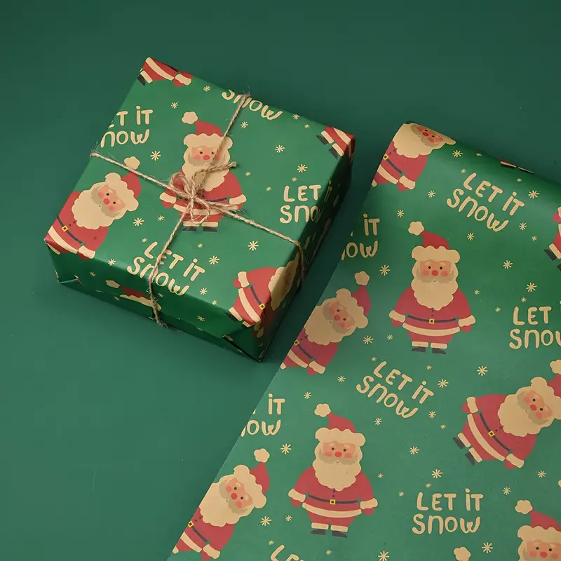 Gift Wrapping Christmas Kraft Wrapping Paper Christmas Tree Gift Wrapping  Paper