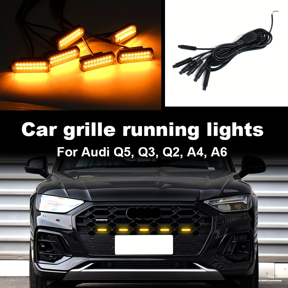 Luz LED de bienvenida para puerta de coche, proyector láser con logotipo de  sombra fantasma para Audi A4, B6, B8, B7, A6, C5, C6, C7, A3, A5, Q3, Q5,  Q7, 1 piezas 