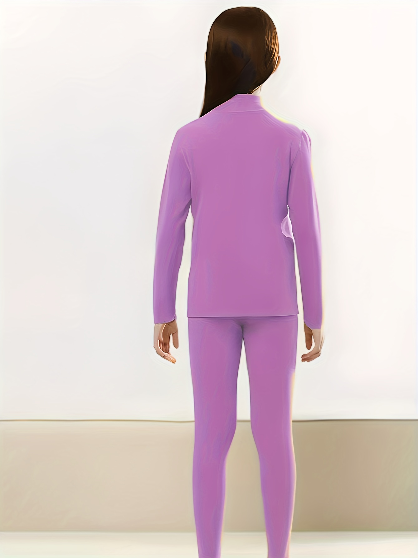 Girls' Solid Thermal Suit