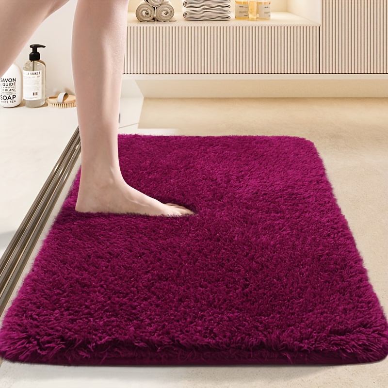 

Bath Mat For Bathroom - Bathroom Rug Mat - Soft, Durable, Absorbent, Thick Plush, Non-slip - Perfect For Bathroom Bedroom Living Room