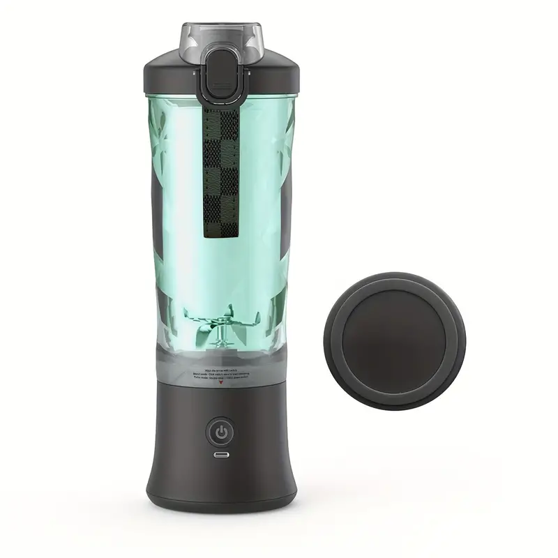 Portable Blender, Electric Juicer Cup Portable High Borosilicate Glass Cup  With Leather Handle, Portable Drinking Port Water Bottle For School Travel  Summer Essential Beach Vacation Essential Back To School Supplies - Temu
