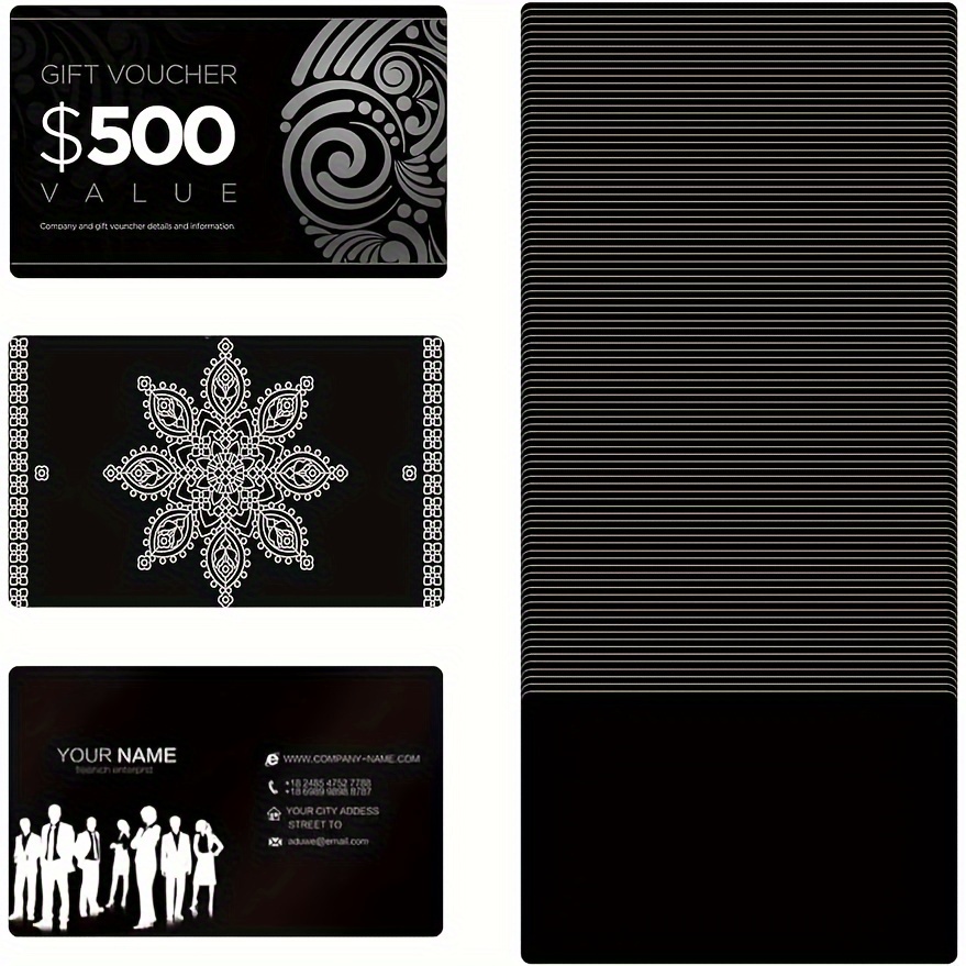 Multicolor Aluminum Business Card Blank Laser Engraving - Temu