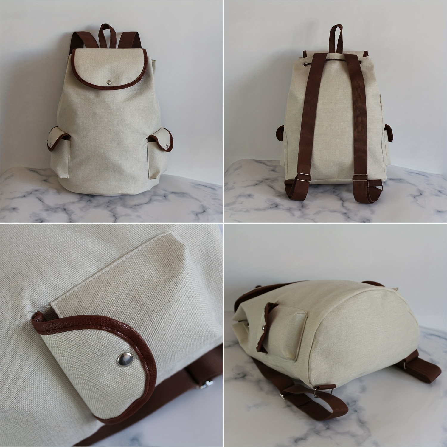 Sunflower Drawstring Large Capacity Backpack