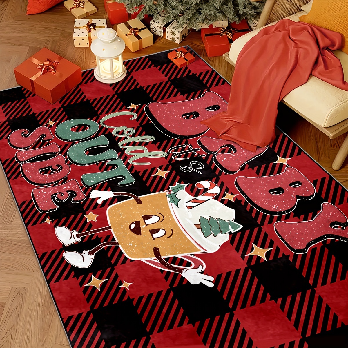 Baby It's Cold Outside Christmas Doormat