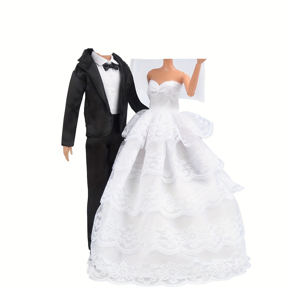 Barbie Ken Wedding Fashion Pack, Set with Tuxedo & 7 Accessories