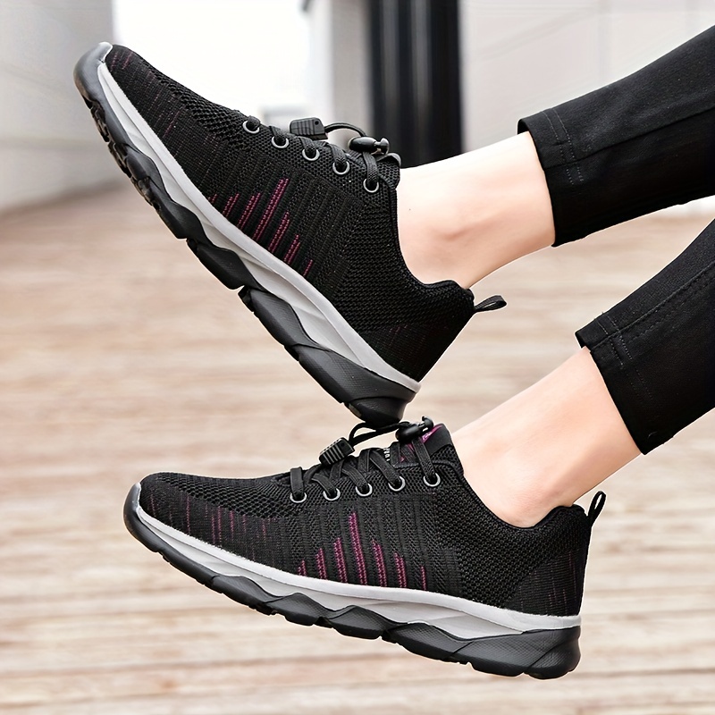 Women's Knitted Sports Shoes Lightweight Gym Running Tennis - Temu