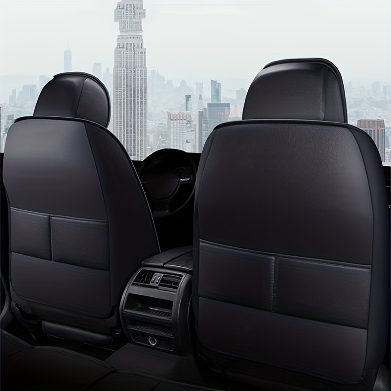 5 Sitze Vollüberzogene Leder Komfortable Autositzbezüge 360 - Temu
