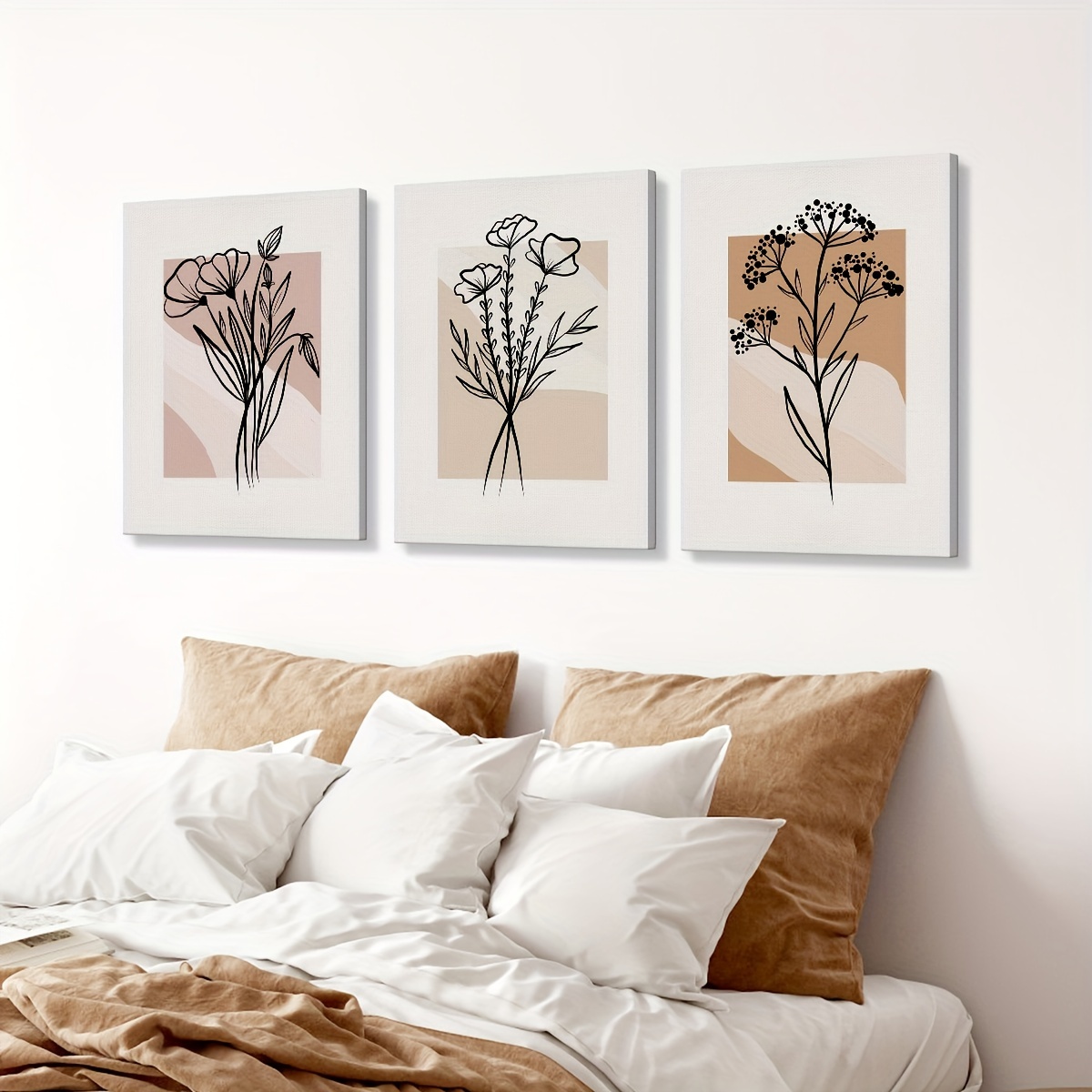 Bohemian Style Abstract Rectangular Art Canvas Print