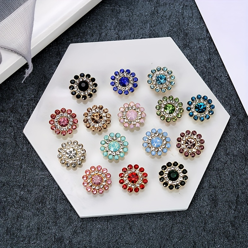 Creative Artificial Sparkly Diamond Sunflowers Thumbtacks - Temu