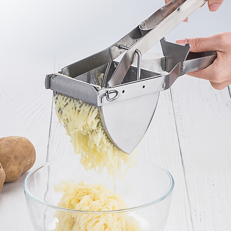 Potato Masher Stainless Steel, Potato Ricer, Potato Masher Hand, Masher  Kitchen Tool, Ricer for Mashed Motatoes, Dual-Press Design 