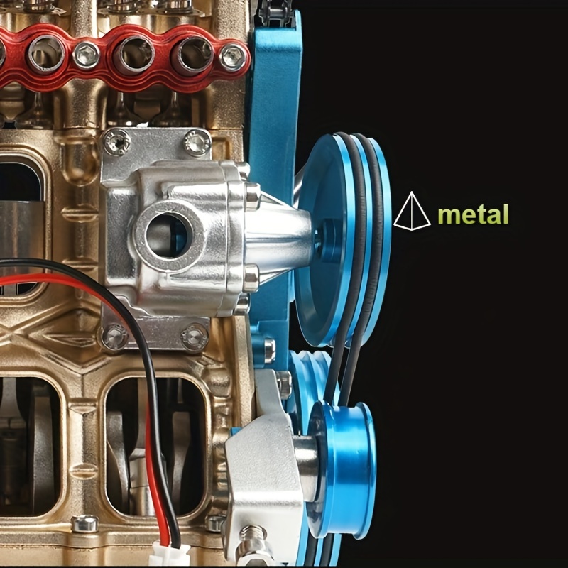 Modelo Motor V8 Motor Arranque 8 Cilindros Montaje Mecánico - Temu