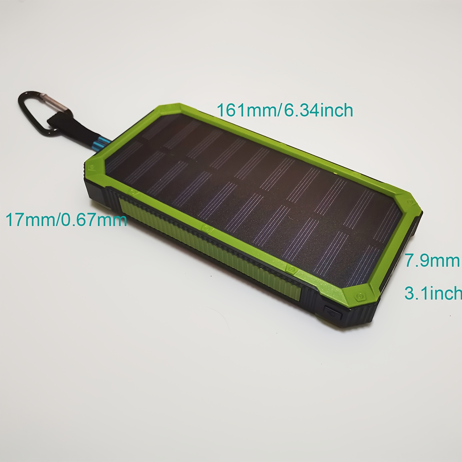 20000mAh Cargador Mini Solar Portatil Para Celular Bateria Externa