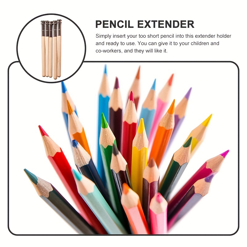 Pencil Extenders Adjustable Wooden Lengthener - Temu