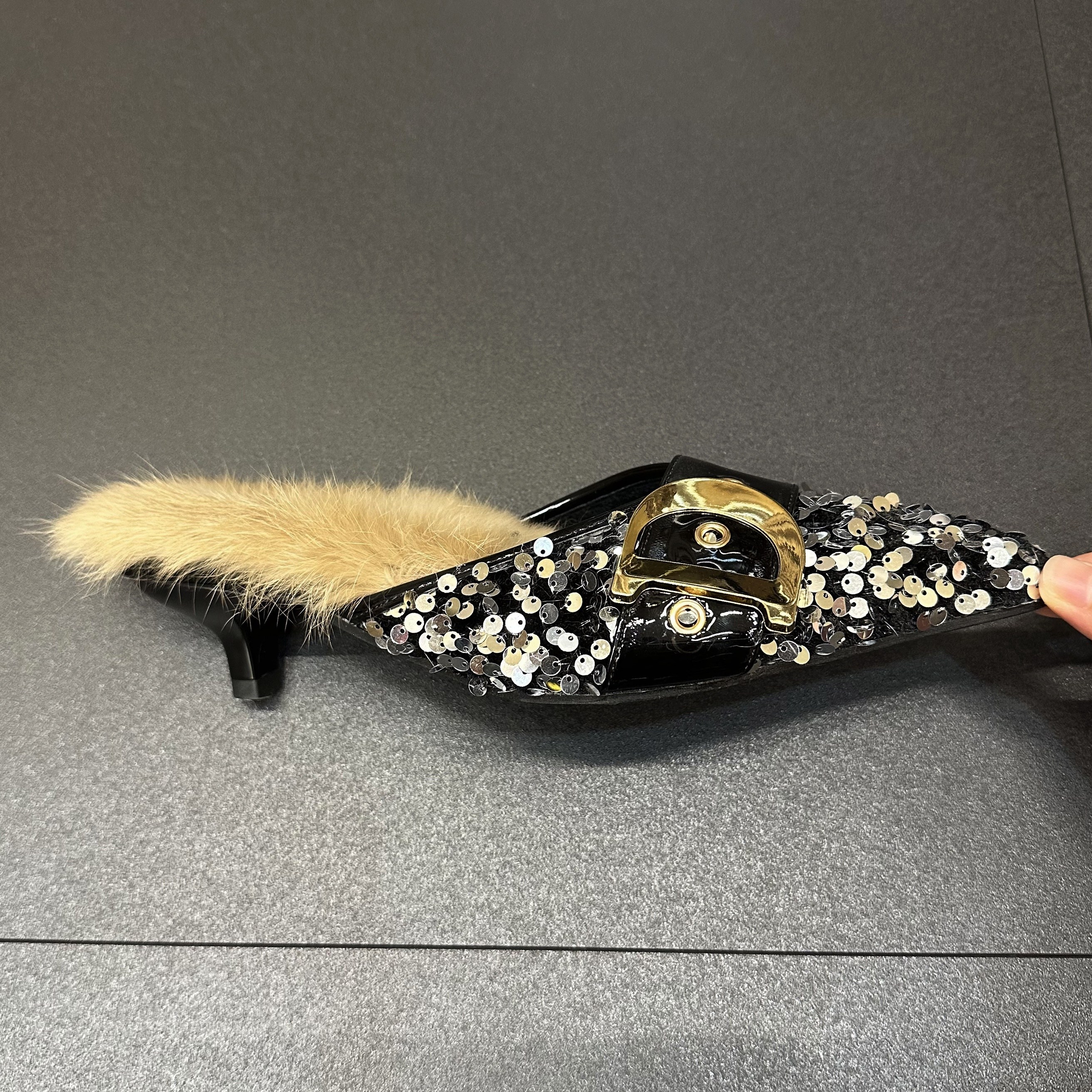 Leopard kitten outlet heel mule