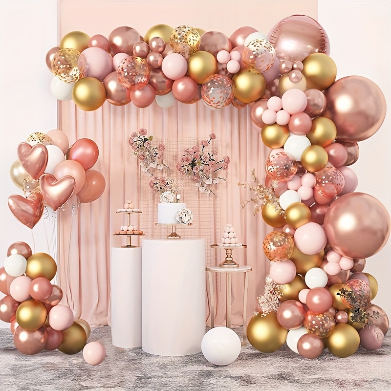 14 Pezzi, Set Di Palloncini Per Feste Da 18 Pollici, Pellicola In  Alluminio, Paillettes Perlescenti, Set Di Palloncini In Oro Rosa,  Decorazioni Per Feste Per Bambini, Decorazioni Natalizie, Palloncini Di  Compleanno - Temu Italy