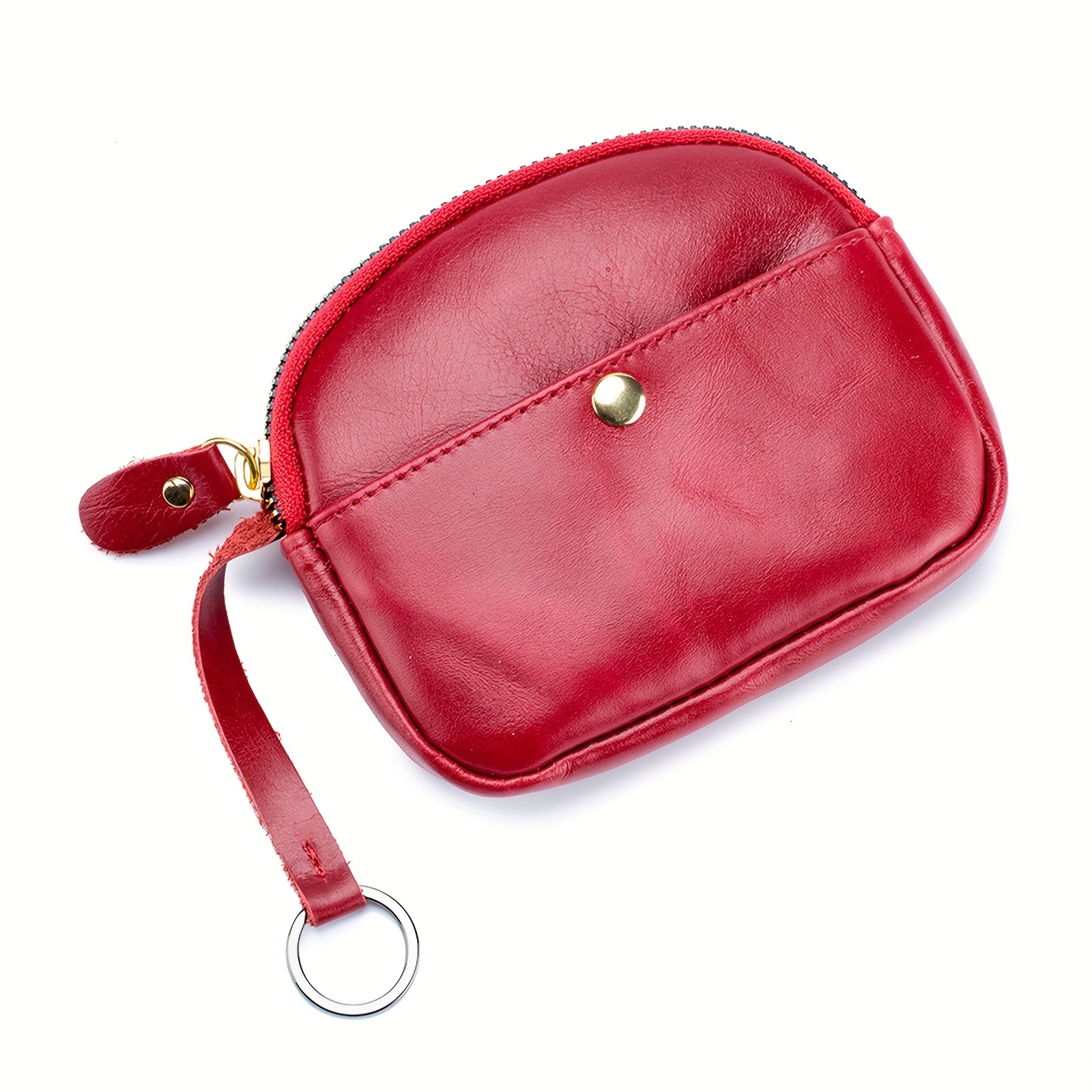 Mini Classic Clutch Coin Purse Zipper Textured Coin Purse - Temu Australia