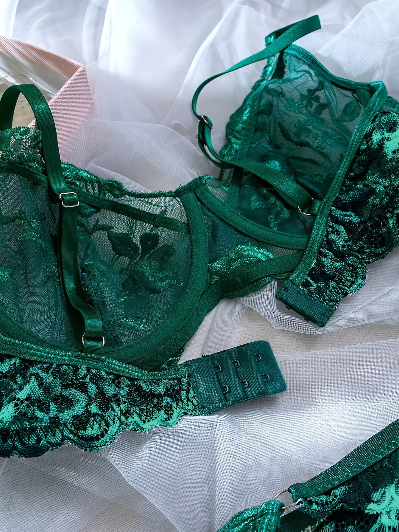 Green Underwear Sets, Lingerie Sets, Bra & Knicker Sets