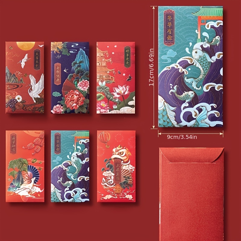 Chinese Red Packet Lucky Money Chinese New Year Gift - Temu