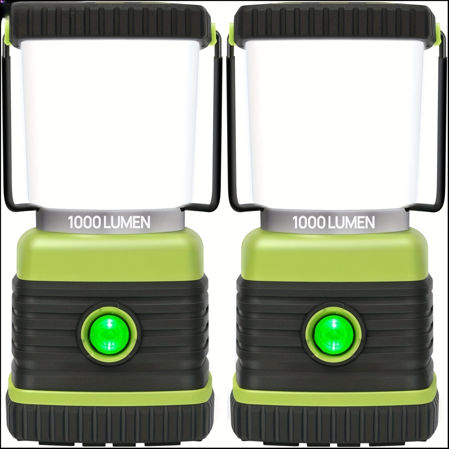 Lantern Camping Lantern, Battery Powered LED with 1500LM, 4 Light