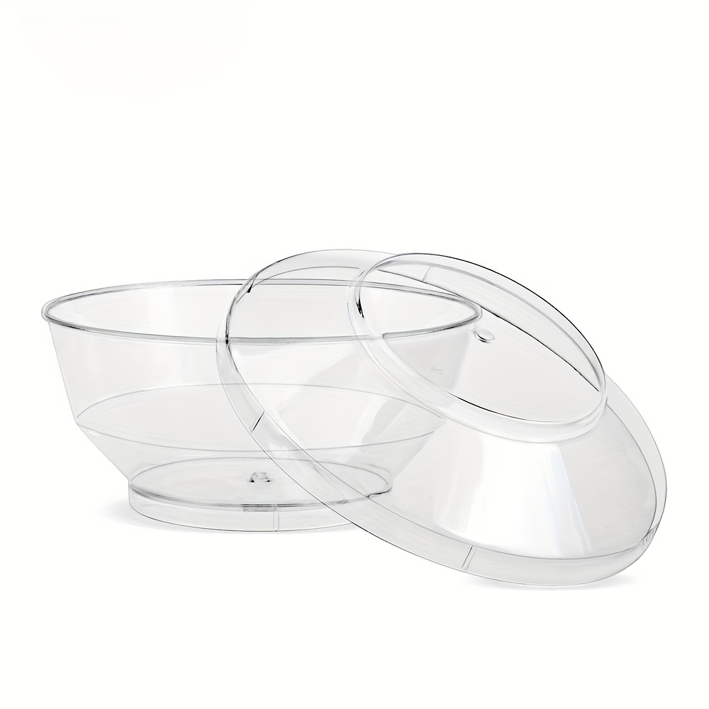 Clear Plastic Portion Cups with Lids, 1.5oz, 150ct | Party Supplies