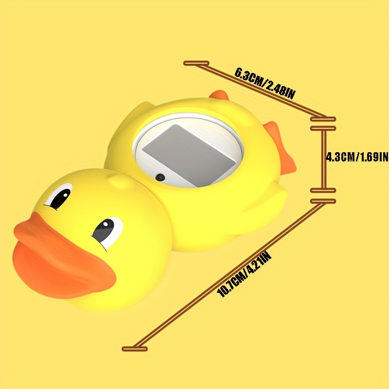 Cartoon Duck Baby Water Temperature Meter Baby Room Bathroom - Temu