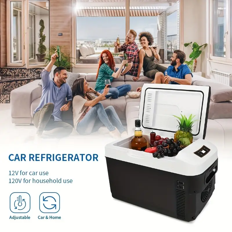 mini fridge 8 liter ac dc portable thermoelectric cooler and warmer refrigerators for skincare beverage food home office and car details 0