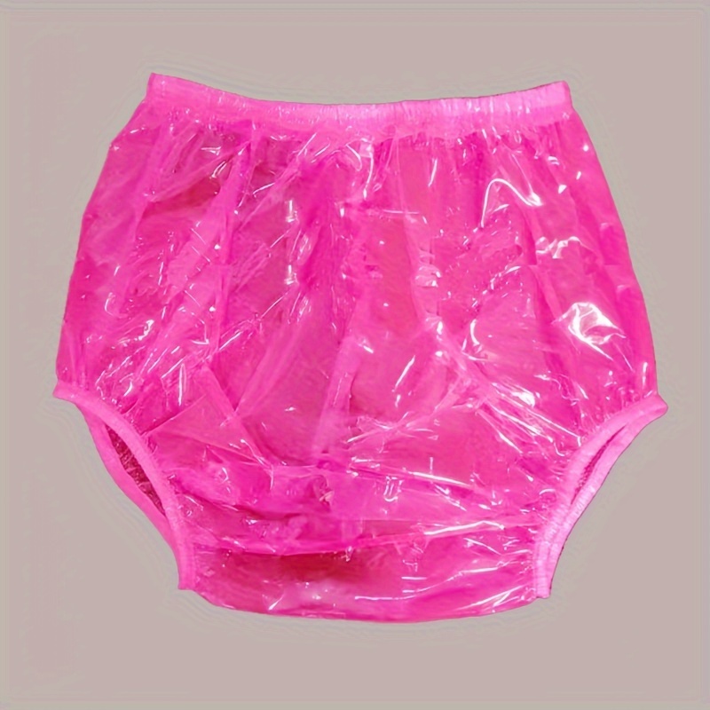 Pvc Plastic Transparent Adult Leak proof Diapers Waterproof - Temu