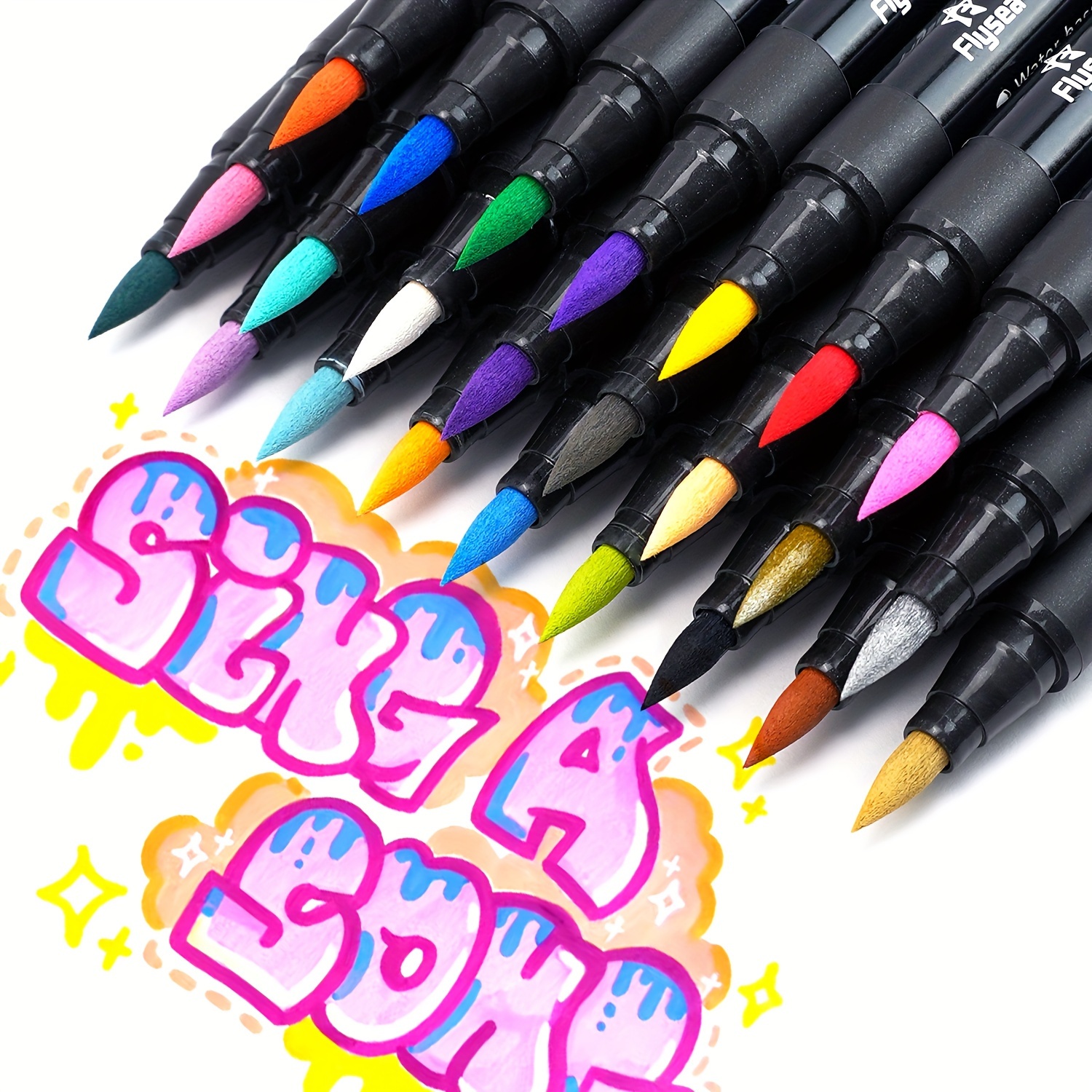 Unleash Your Creativity With 10/18 Color Metallic Marker Pens For Rock  Painting, Ceramics, Wood, Fabric, And More! - Temu Japan