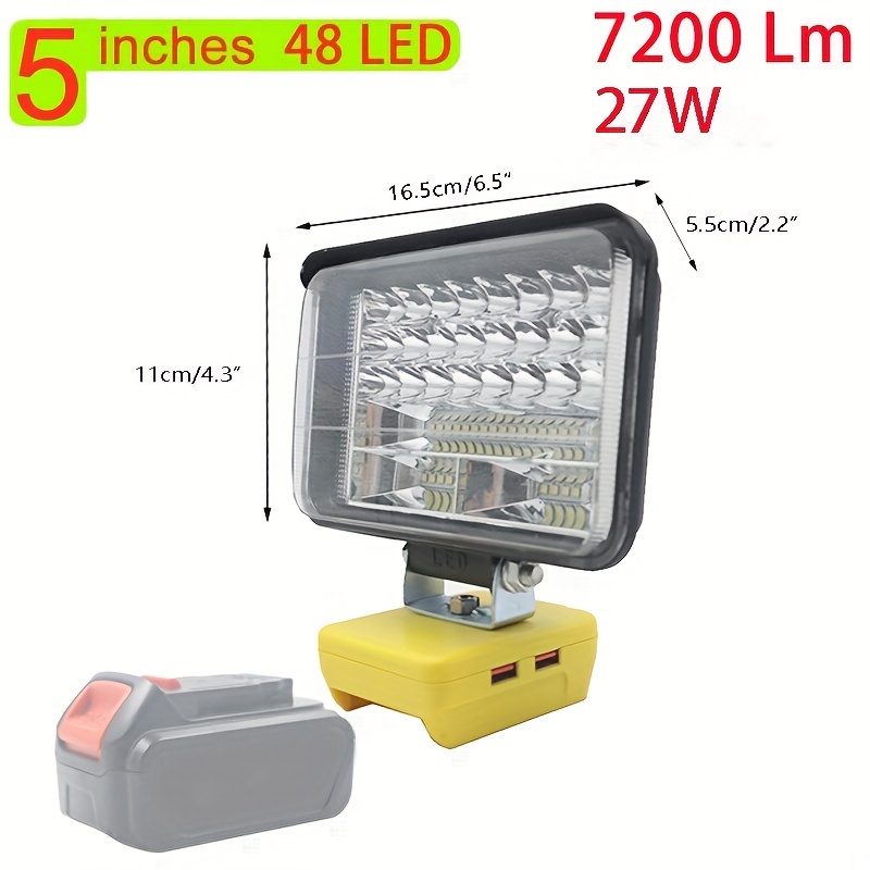 1pc Led Work Light Outdoor Engineering Lighting Shot Suitable