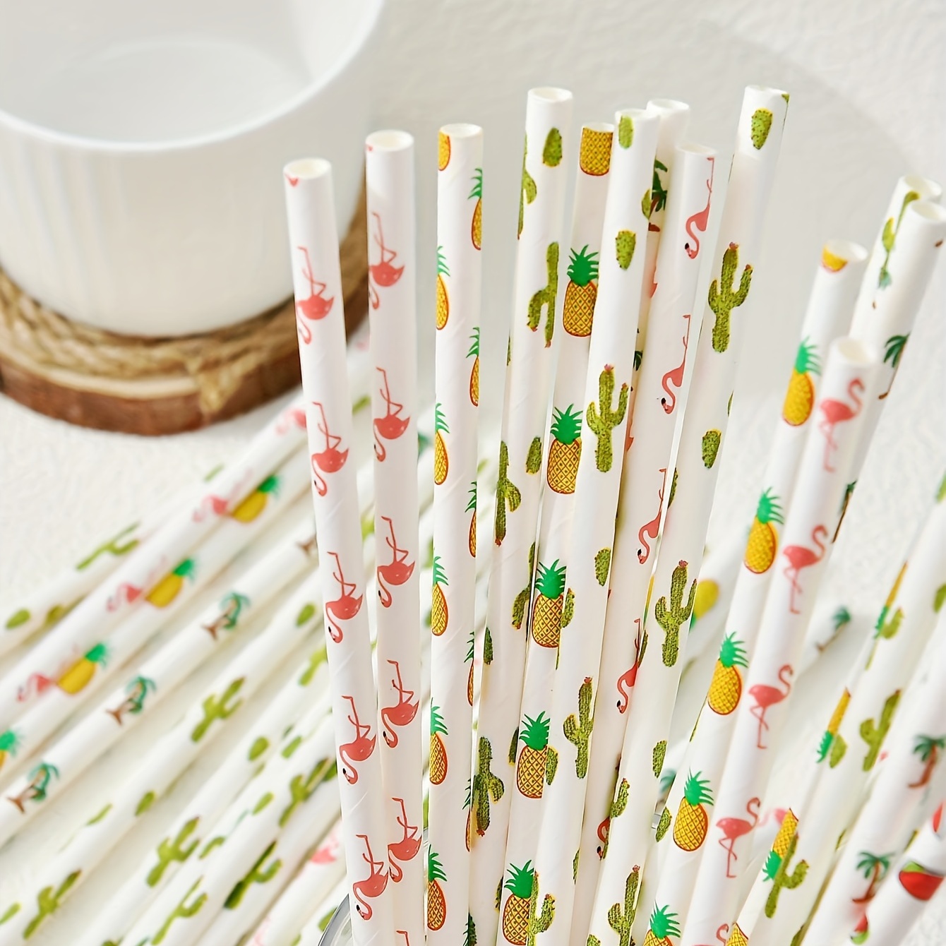 Super Cute Paper Straws, Paper Drinking Straws For Party, Events