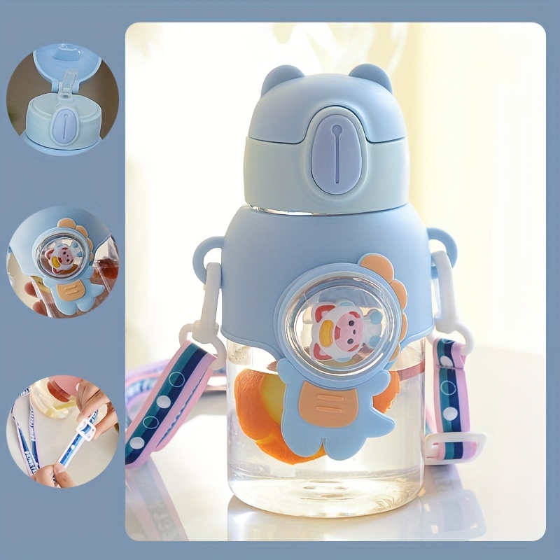 Fun Cartoon Straw Cup for Summer Outings