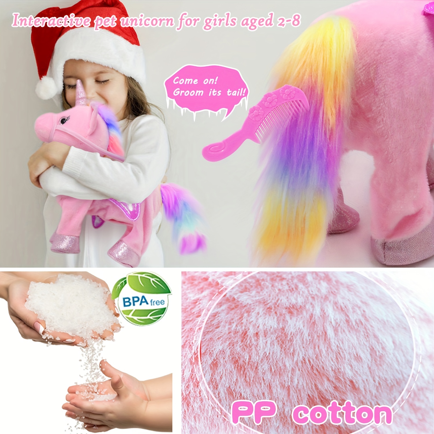Unicornio peluche de unicornio juguetes para niña nina regalos nina 4-9 años