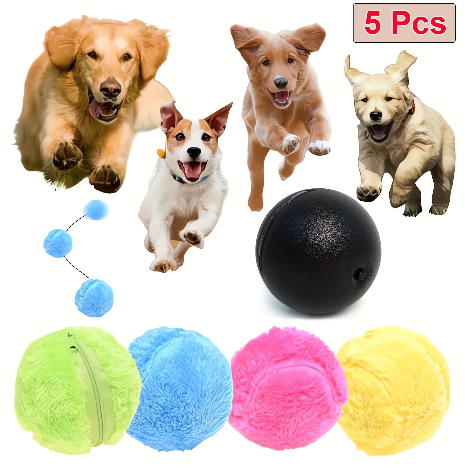 Magic Electric Roller Ball Toy Pet Dog Cat Active Rolling Balls Toys  Durable Hot
