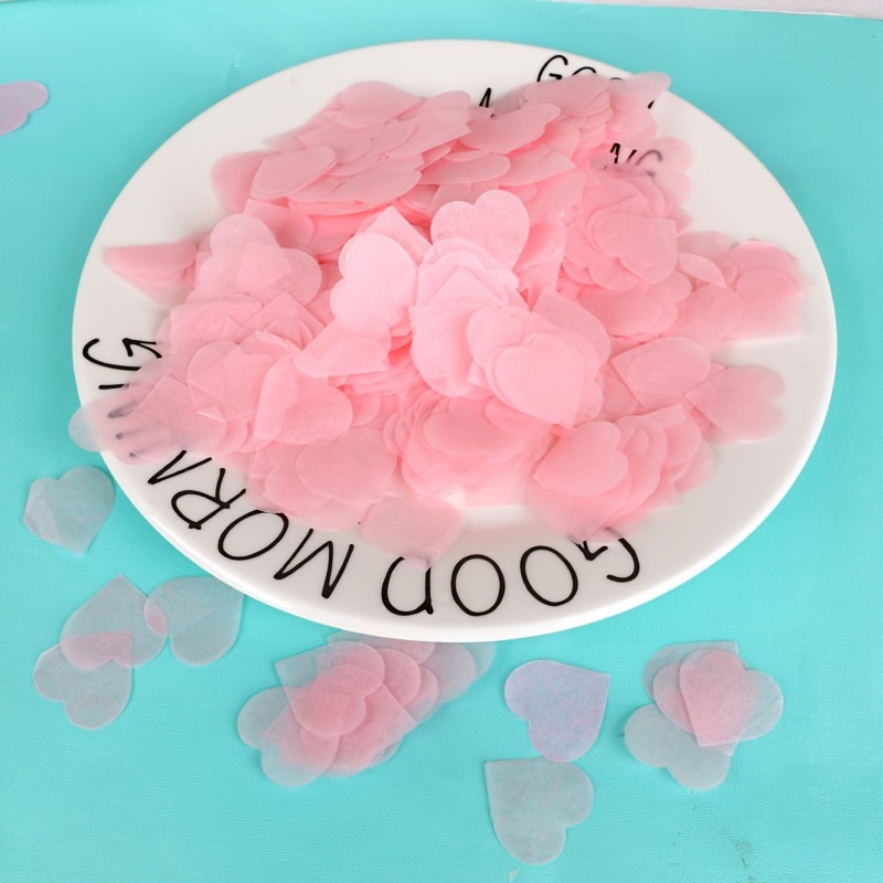 Pink Heart Confetti