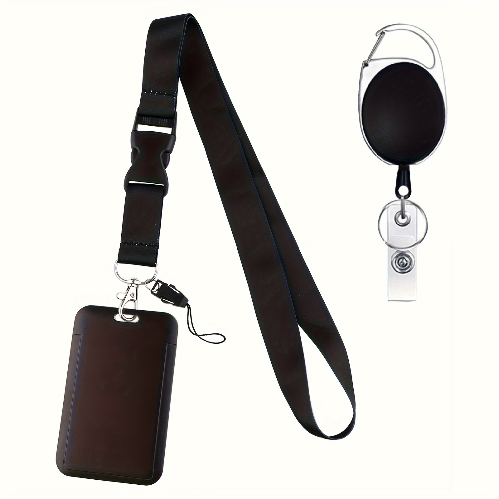 ID CARD & Badge Holder Retractable Reel For lanyard and security