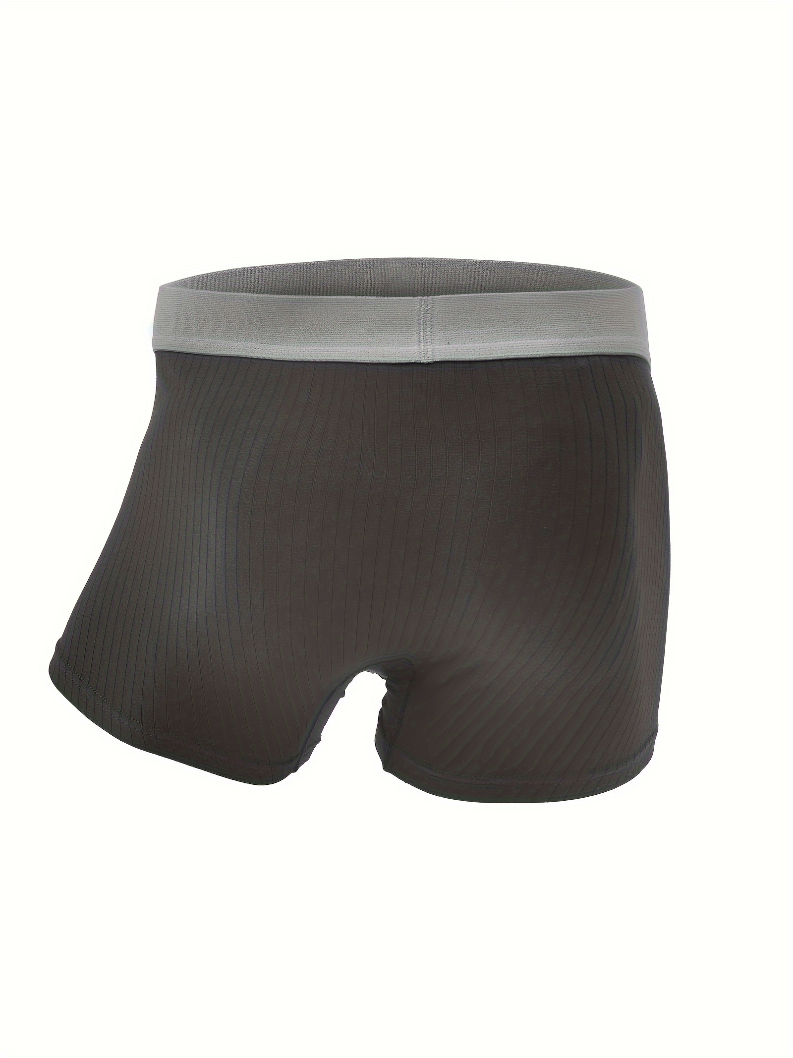 Men's Soft Cotton Underwear Sweat Absorbent Breathable Elastic