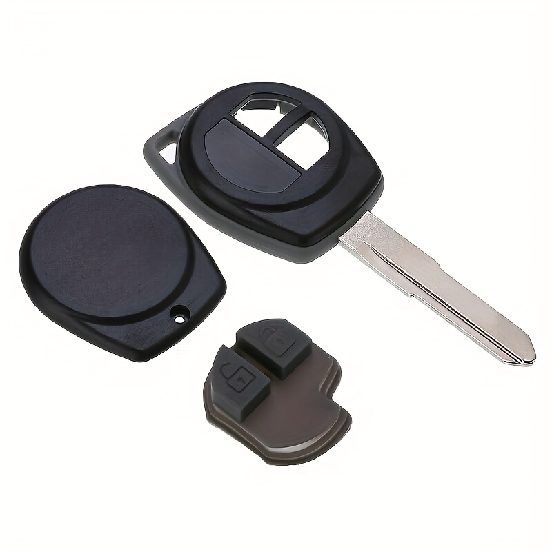 Leather Keychain New TPU 2 Button Car Key Case Full Cover Shell For Suzuki  Swift Grand Liana SX4 ALTO VITARA IGNIS JIMNY Splash