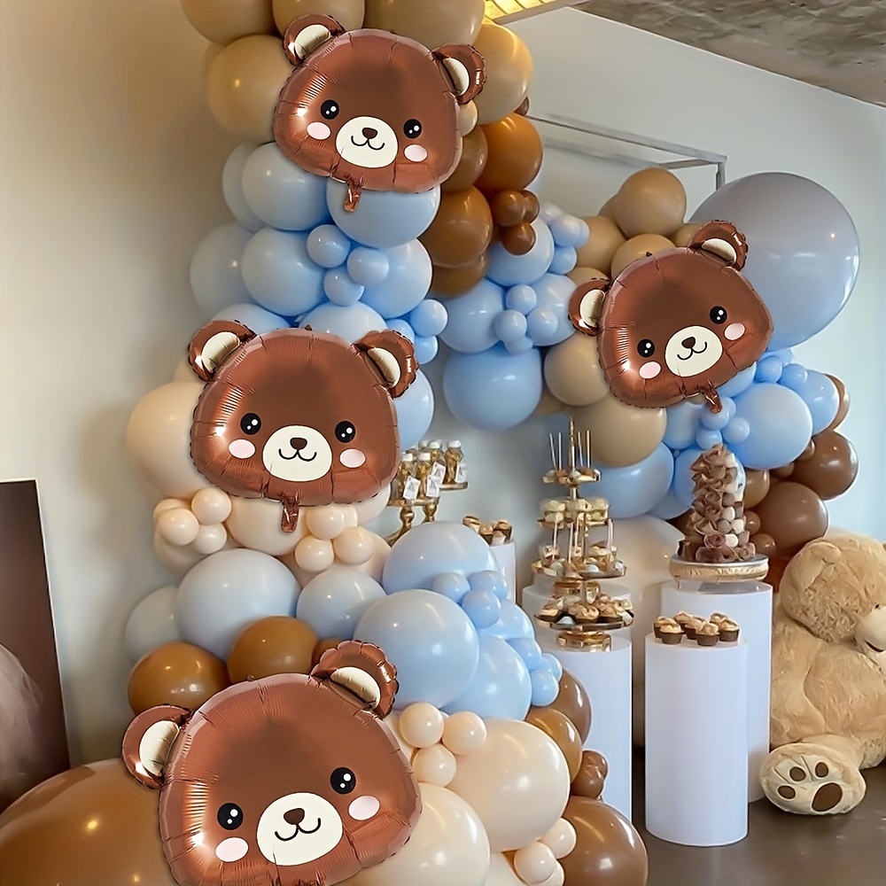 Acquista Set di catene per palloncini a tema orso bruno blu Baby