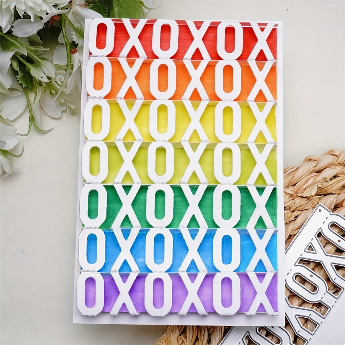 Oxoxox Die Cuts For Card Making Cutting Dies Stencils - Temu