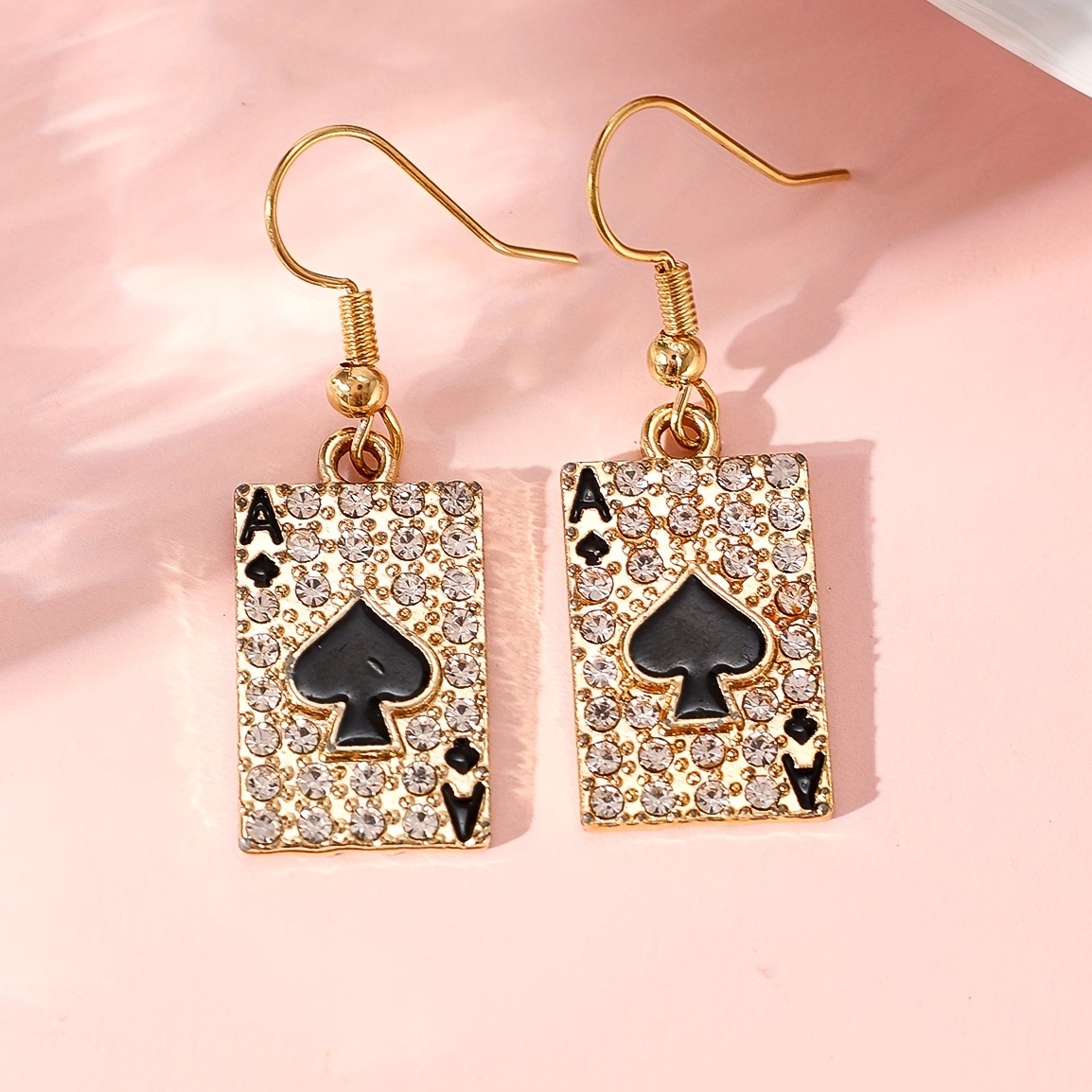 Solitaire Stud Earrings - Jewels & Aces