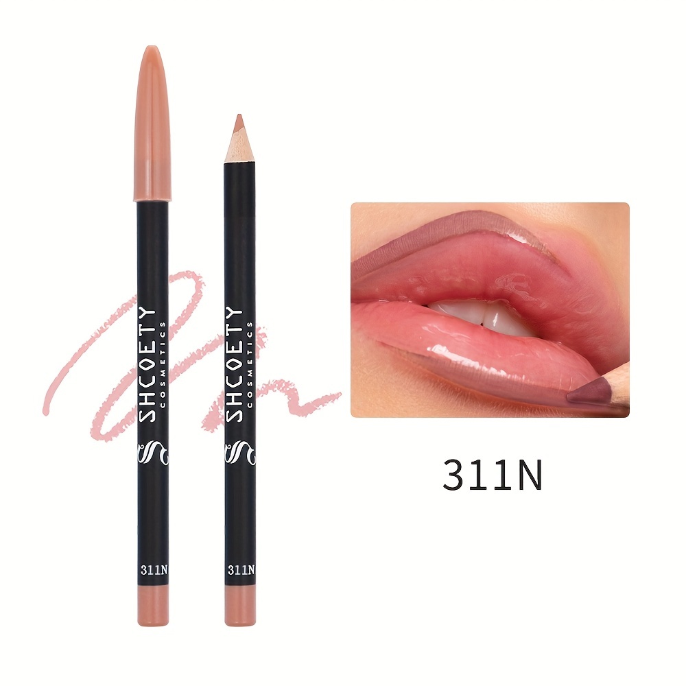 12-color Matte Lip Liner, Waterproof, Long-lasting And Non-fading Lip Liner, Non-stick Cup Not Easy To Take Off Makeup Valentine's Day Gifts