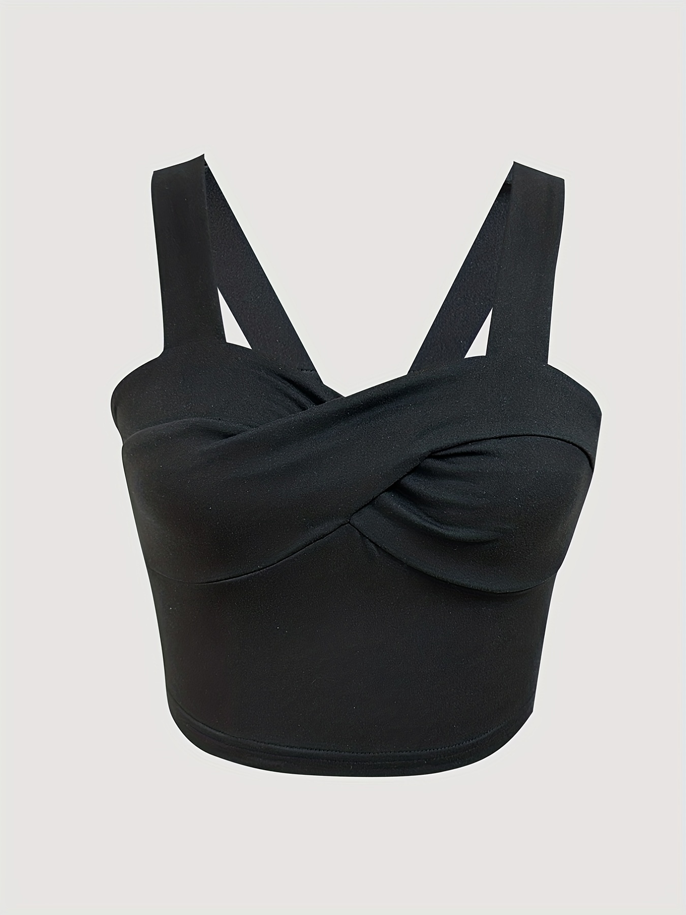 Twisted Cami Top Black